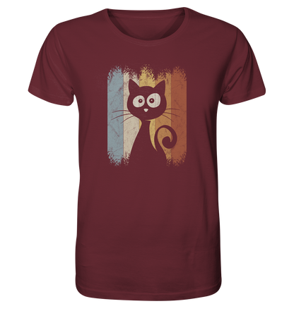 Retro Katze Silhouette - Organic Shirt