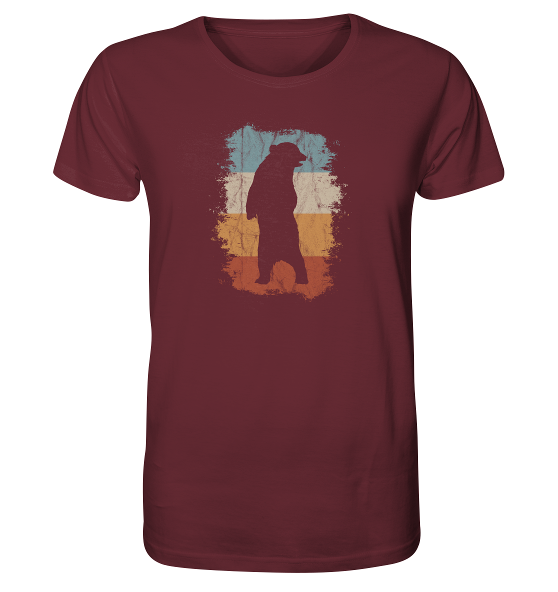 Retro Bären-Silhouette - Organic Shirt
