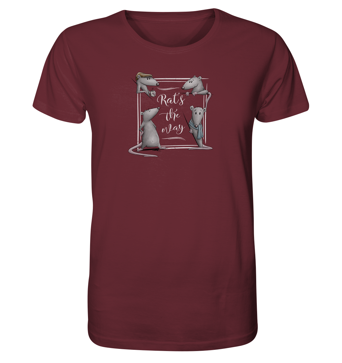 Rat’s The Way Kaffeehaus Ratten - Organic Shirt