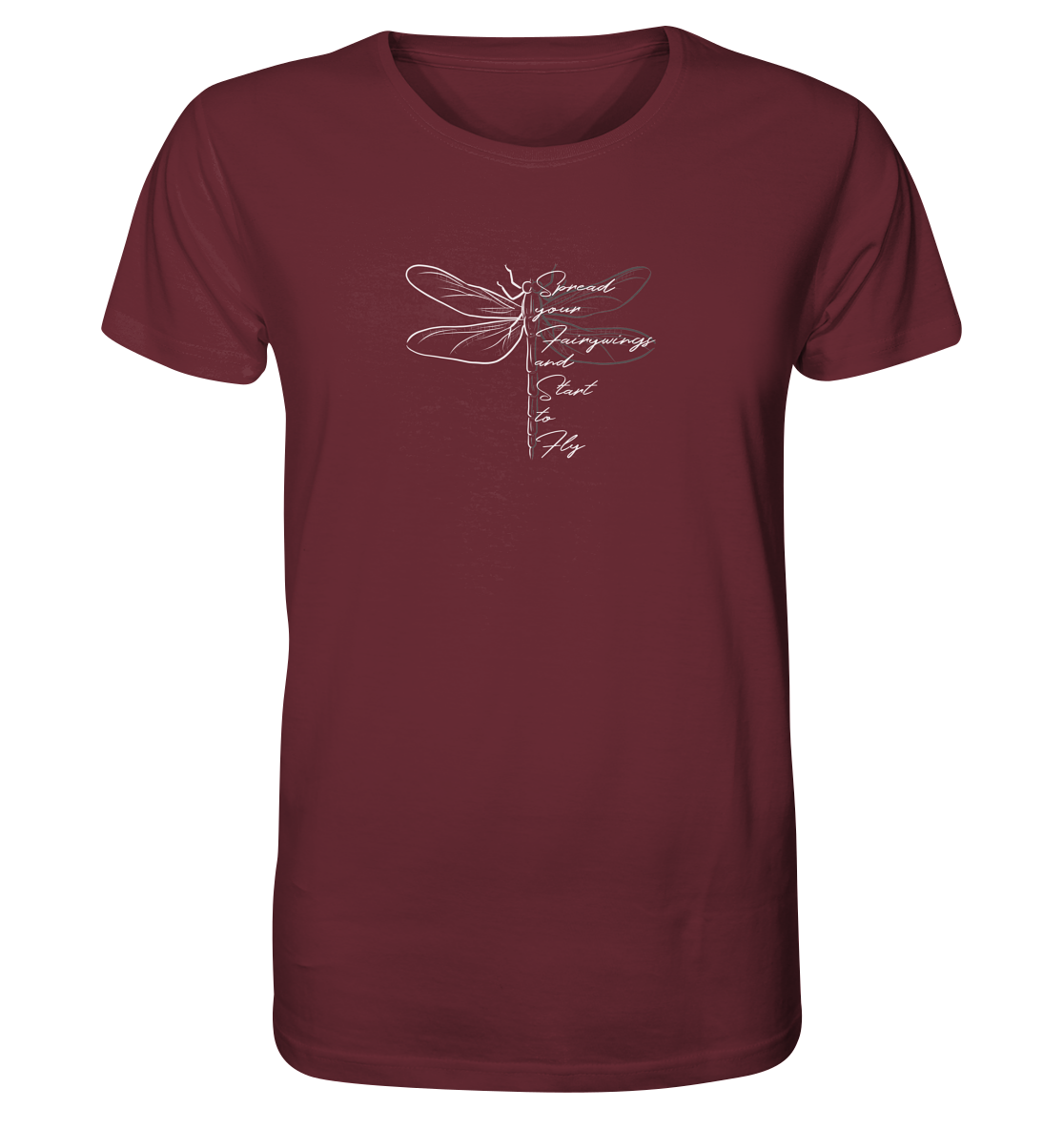 Breite die Flügel aus und flieg los | Libelle - Organic Shirt