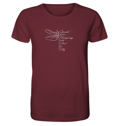 Breite die Flügel aus und flieg los | Libelle - Organic Shirt