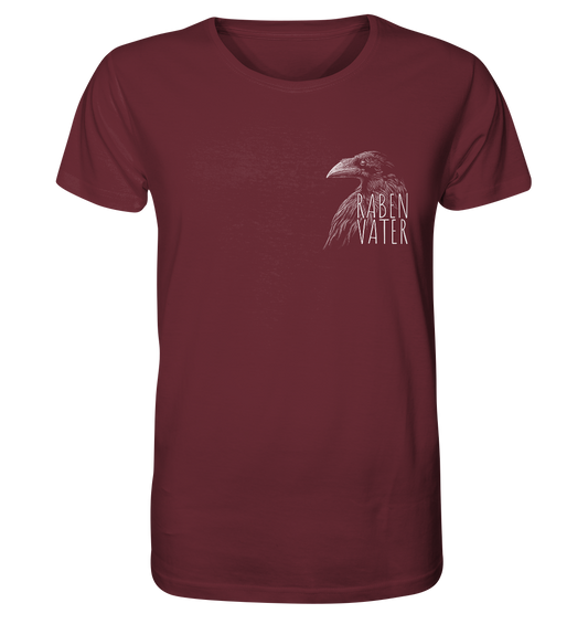Rabenvater schwarzer Rabe Krähe - Organic Shirt