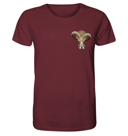 Bockiges Mufflon Widder Schafbock - Organic Shirt