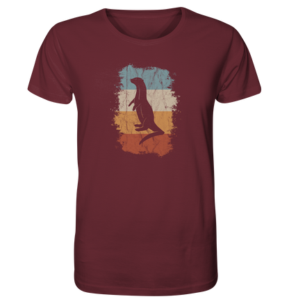 Retro Otter Fischotter Silhouette - Organic Shirt