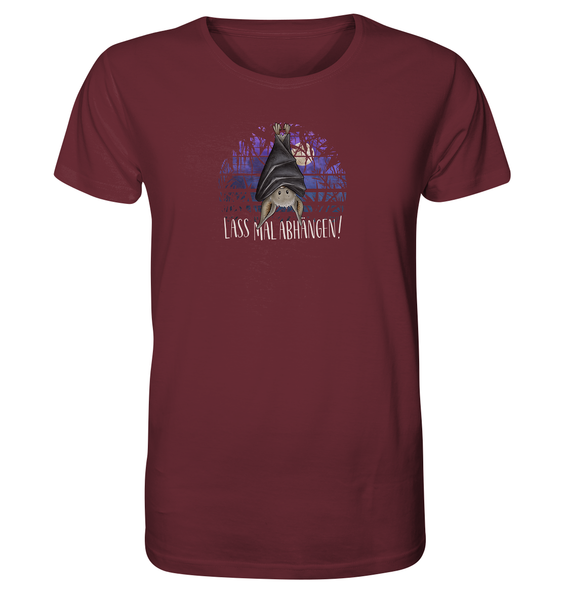 Lass mal abhängen Fledermaus - Organic Shirt