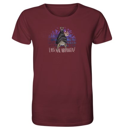 Lass mal abhängen Fledermaus - Organic Shirt