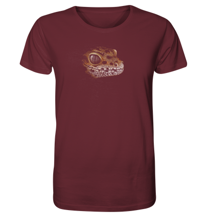 Leopard Gecko Skizze Kritzelkunst - Organic Shirt