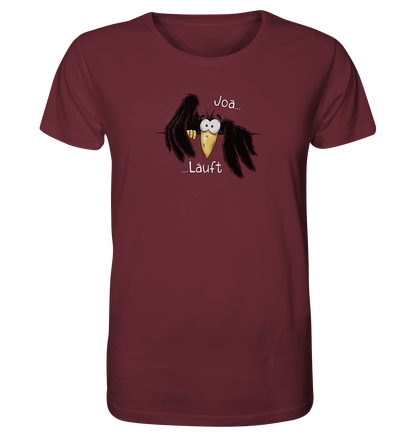 Joa Läuft Krähe gechillter Rabe - Organic Shirt