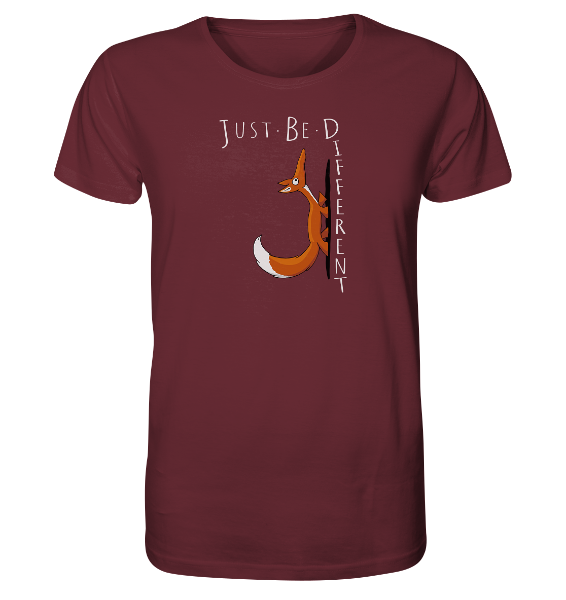 Just Be Different | Sei Anders, kleiner Fuchs - Organic Shirt