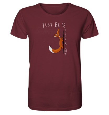 Just Be Different | Sei Anders, kleiner Fuchs - Organic Shirt