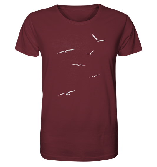 Vogelschwarm – Traum vom Fliegen - Organic Shirt