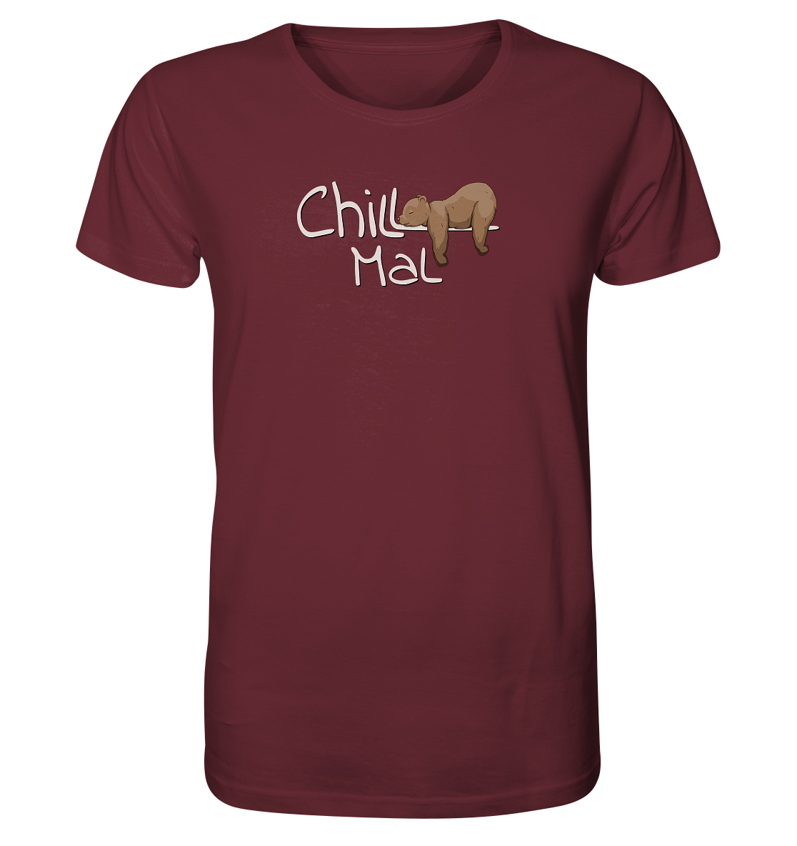 Chill Mal schläfriger Braunbär - Organic Shirt