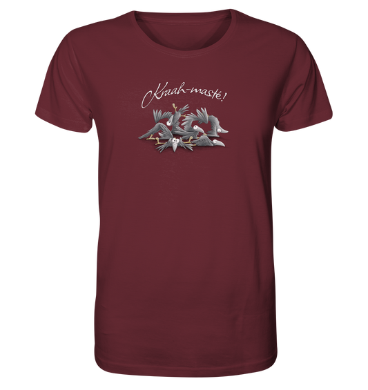 Kraah-masté! Yoga Raben Krähen - Organic Shirt