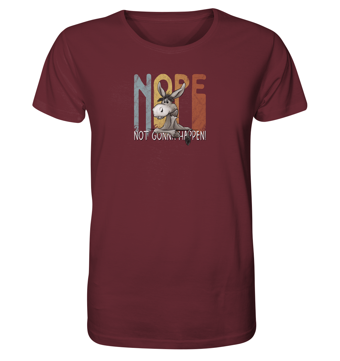 Nope | bockiger Esel - Organic Shirt