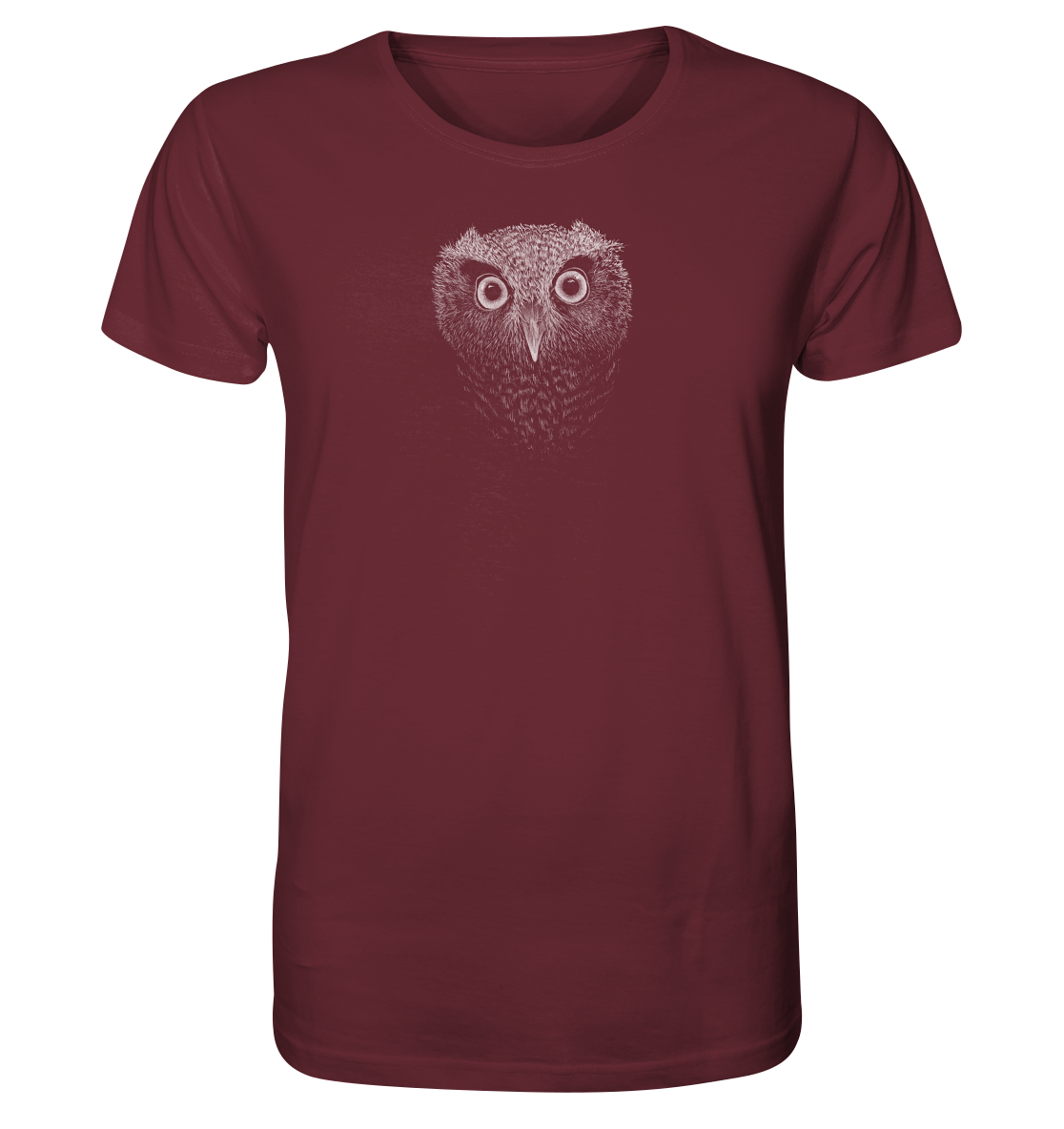 Eule Kritzelkunst Illustration - Organic Shirt
