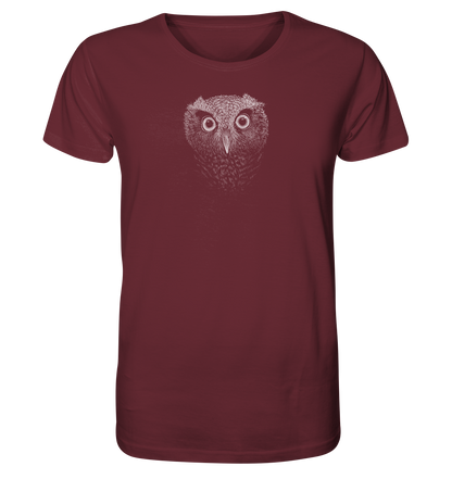 Eule Kritzelkunst Illustration - Organic Shirt