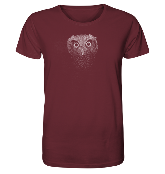 Eule Kritzelkunst Illustration - Organic Shirt