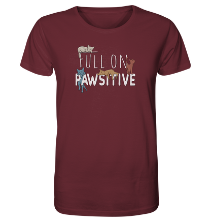 Full On Pawsitive! Gechillte Katzen - Organic Shirt