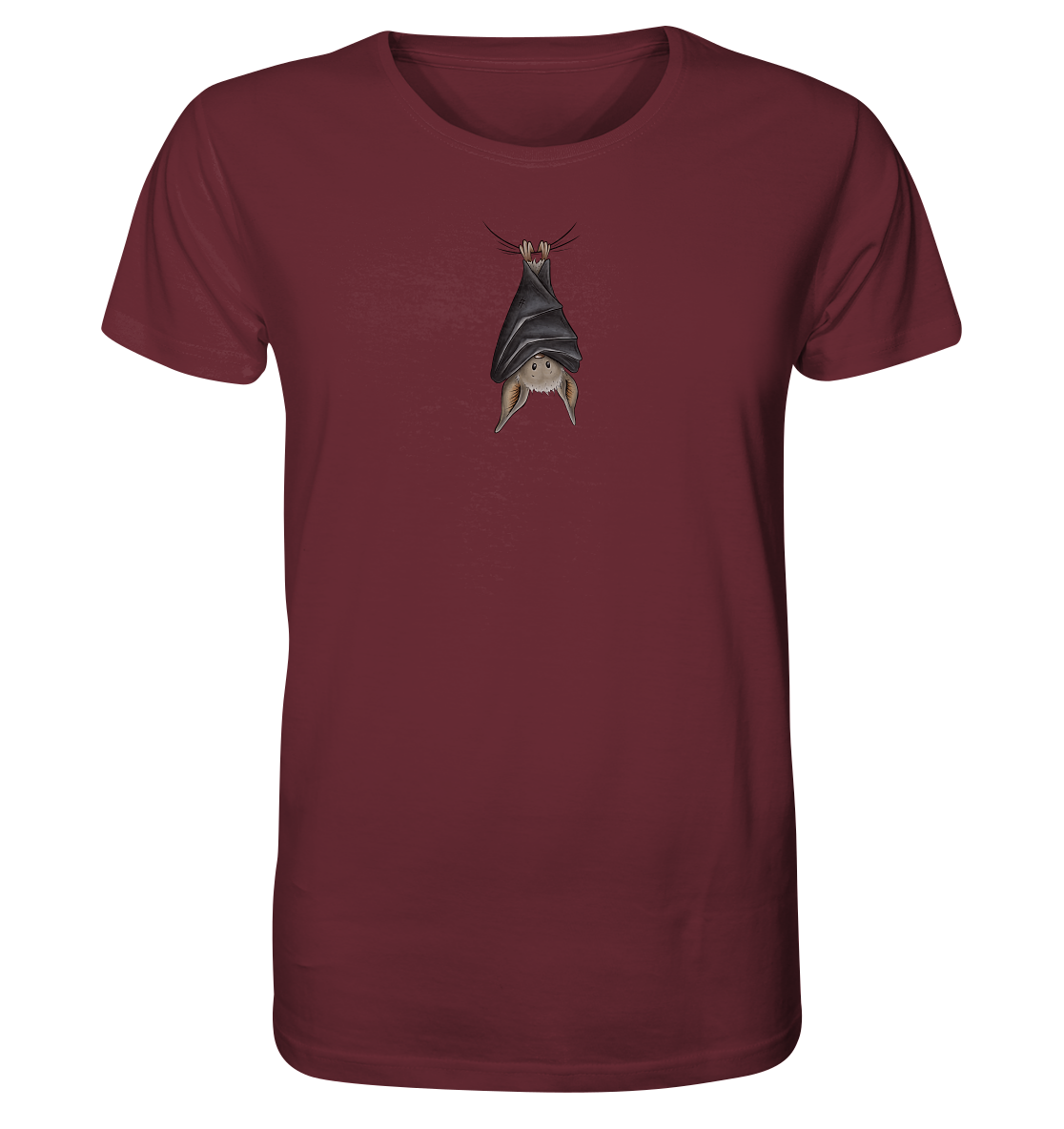 Lustig chillende Fledermaus - Organic Shirt