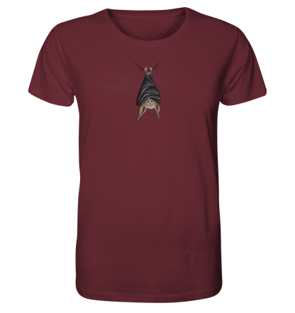 Lustig chillende Fledermaus - Organic Shirt