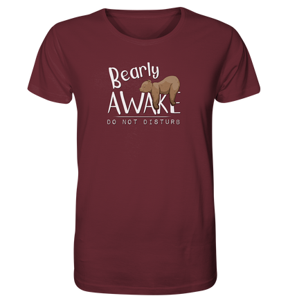 Bearly Awake Bitte nicht stören Bär - Organic Shirt