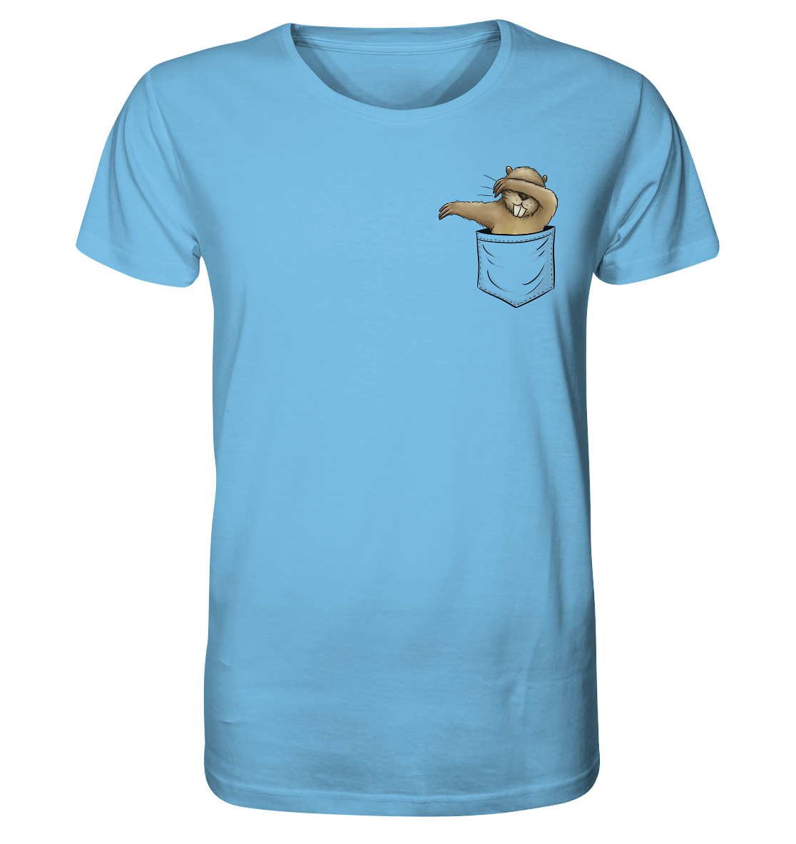 Dabbender Biber in Deiner Tasche - Organic Shirt
