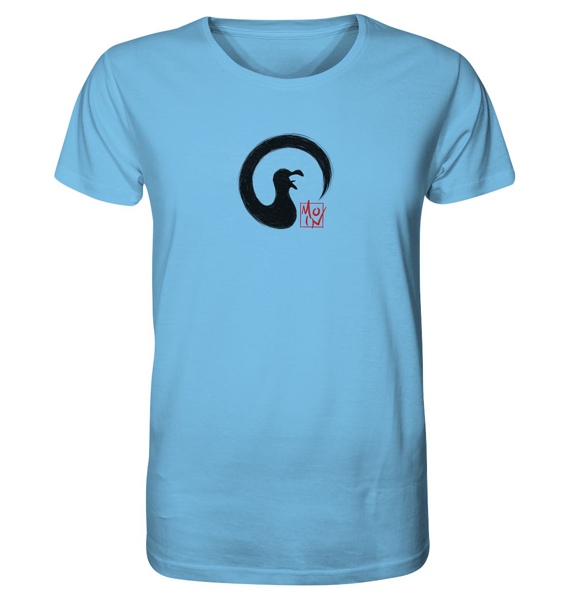 Moin kreischende japanische Enso Möwe - Organic Shirt