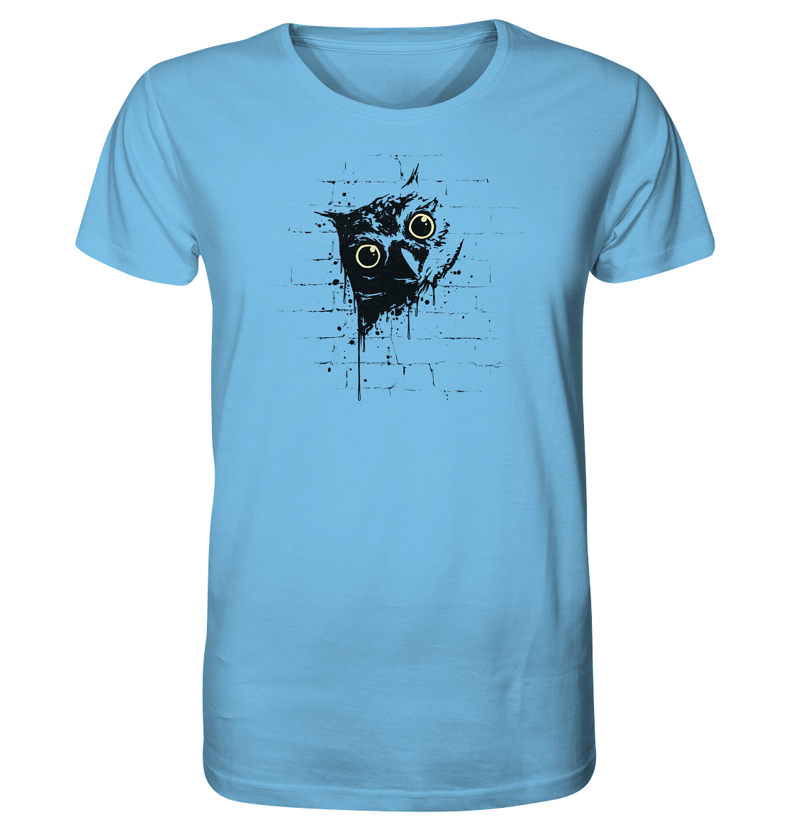 Lässige Street Art Eule - Organic Shirt