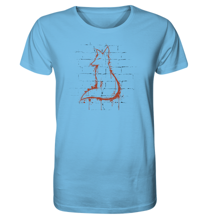 Street Art Fuchs Silhouette - Organic Shirt