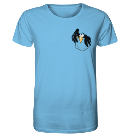Kleiner Rabe | schwarze Krähe In Tasche - Organic Shirt