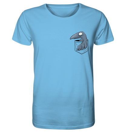 Grufti Rabe Krähe in der Tasche - Organic Shirt