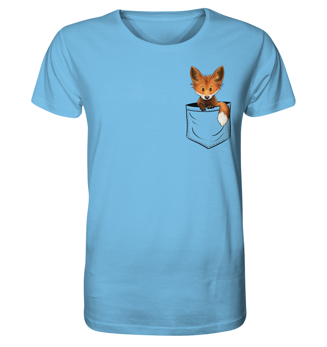 Funky Fuchs in der Tasche - Organic Shirt