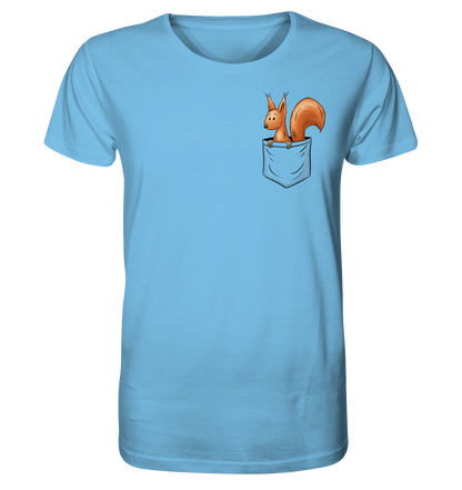 Lässiges Eichhörnchen In Tasche - Organic Shirt