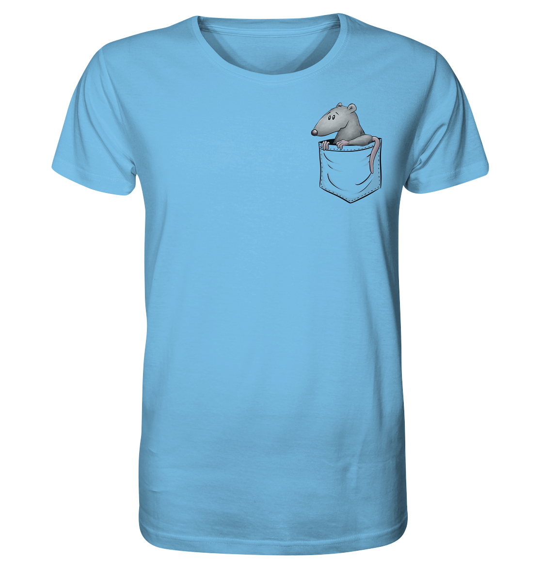 Kleine Ratte in der Tasche - Organic Shirt