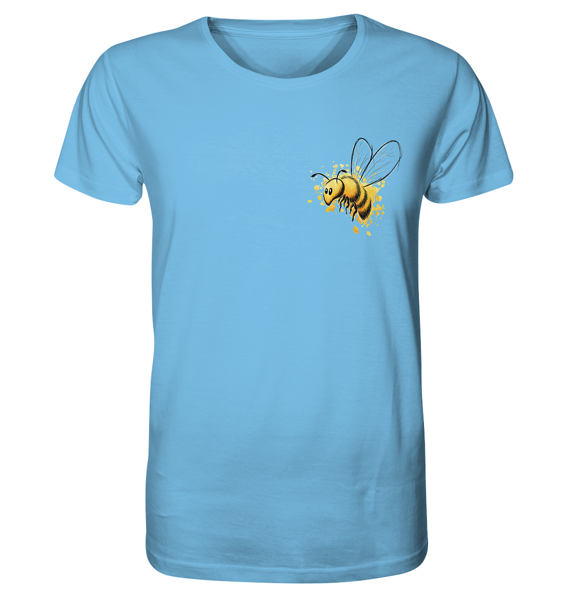 Lässige kleine Honig-Biene - Organic Shirt