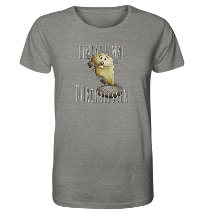 Einfach mal Durchbeissen Biber - Organic Shirt