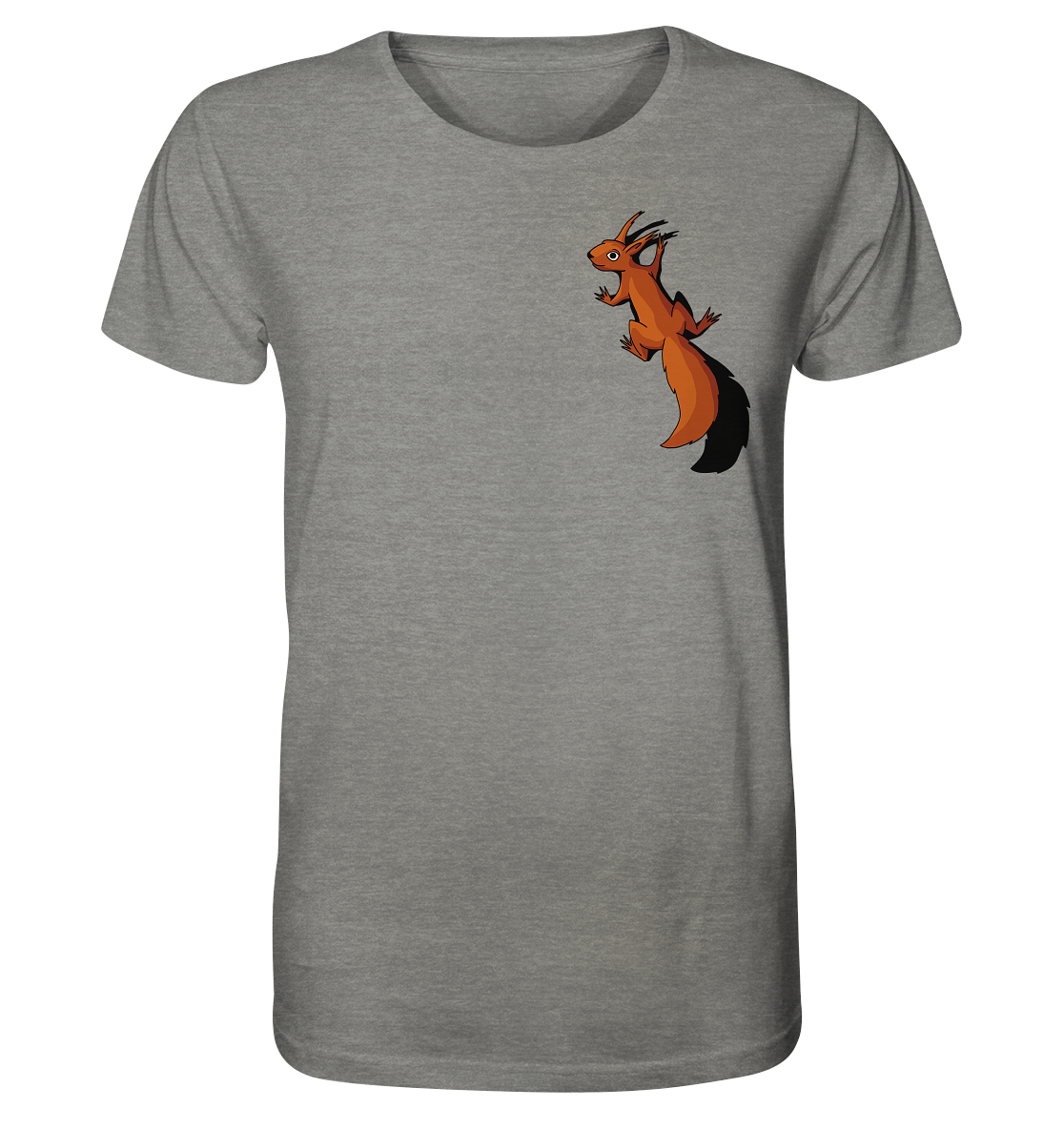 Süßes Eichhörnchen klettert - Organic Shirt