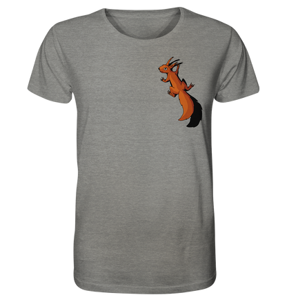 Süßes Eichhörnchen klettert - Organic Shirt