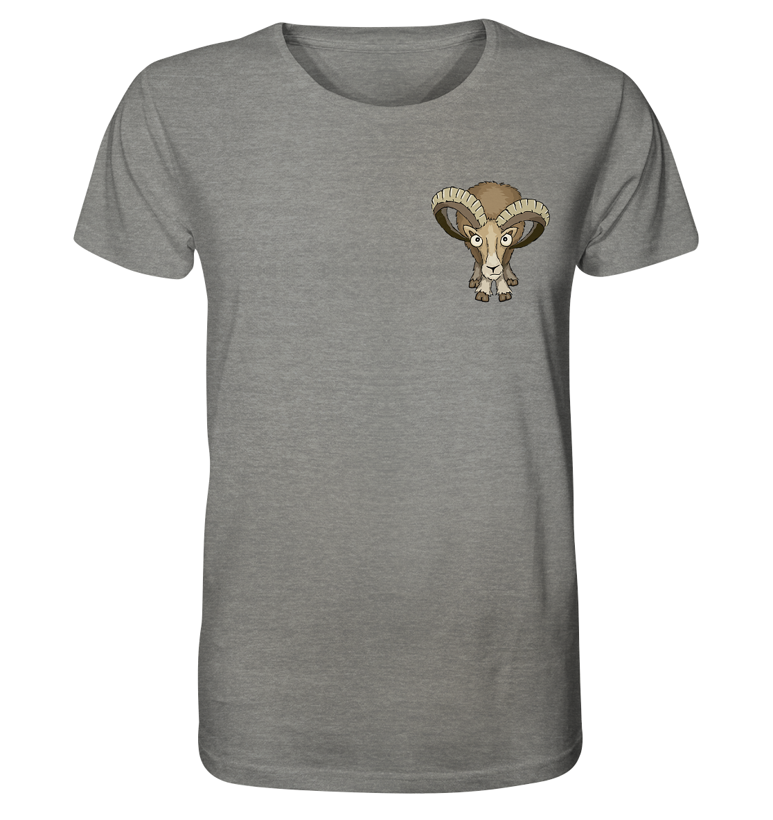 Bockiges Mufflon Widder Schafbock - Organic Shirt