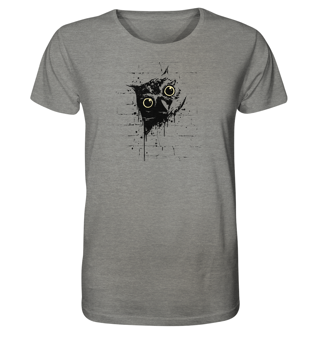 Lässige Street Art Eule - Organic Shirt