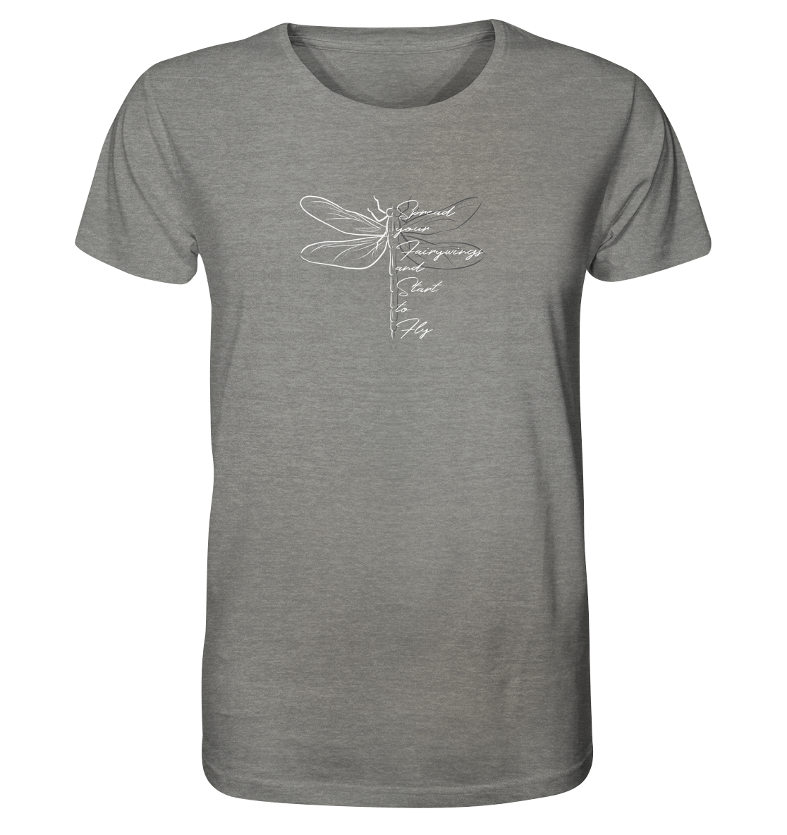 Breite die Flügel aus und flieg los | Libelle - Organic Shirt