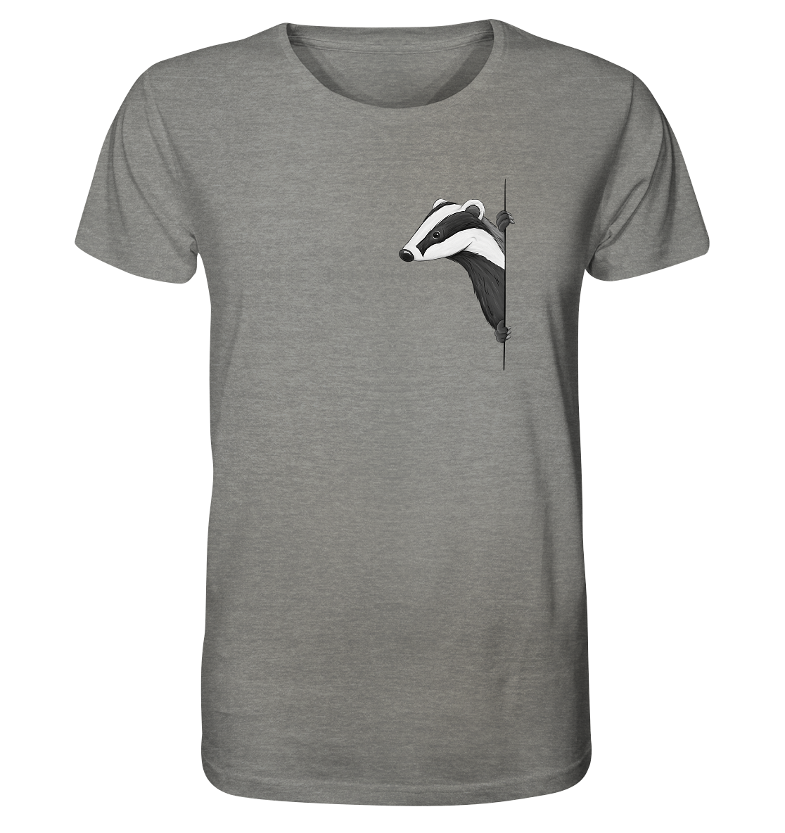Lässiger Dachs Meister Grimbart - Organic Shirt