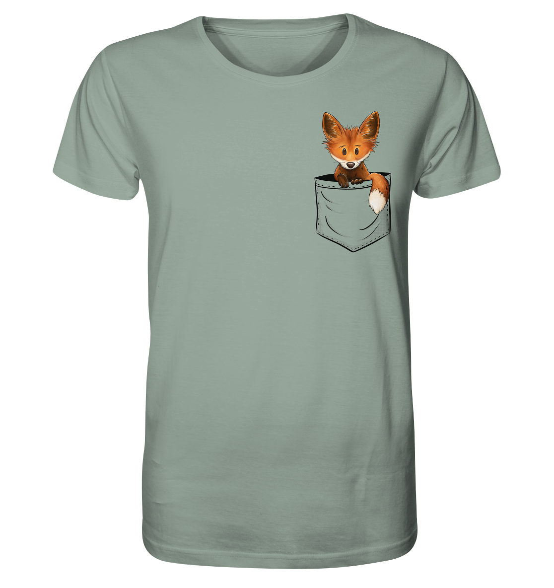 Funky Fuchs in der Tasche - Organic Shirt