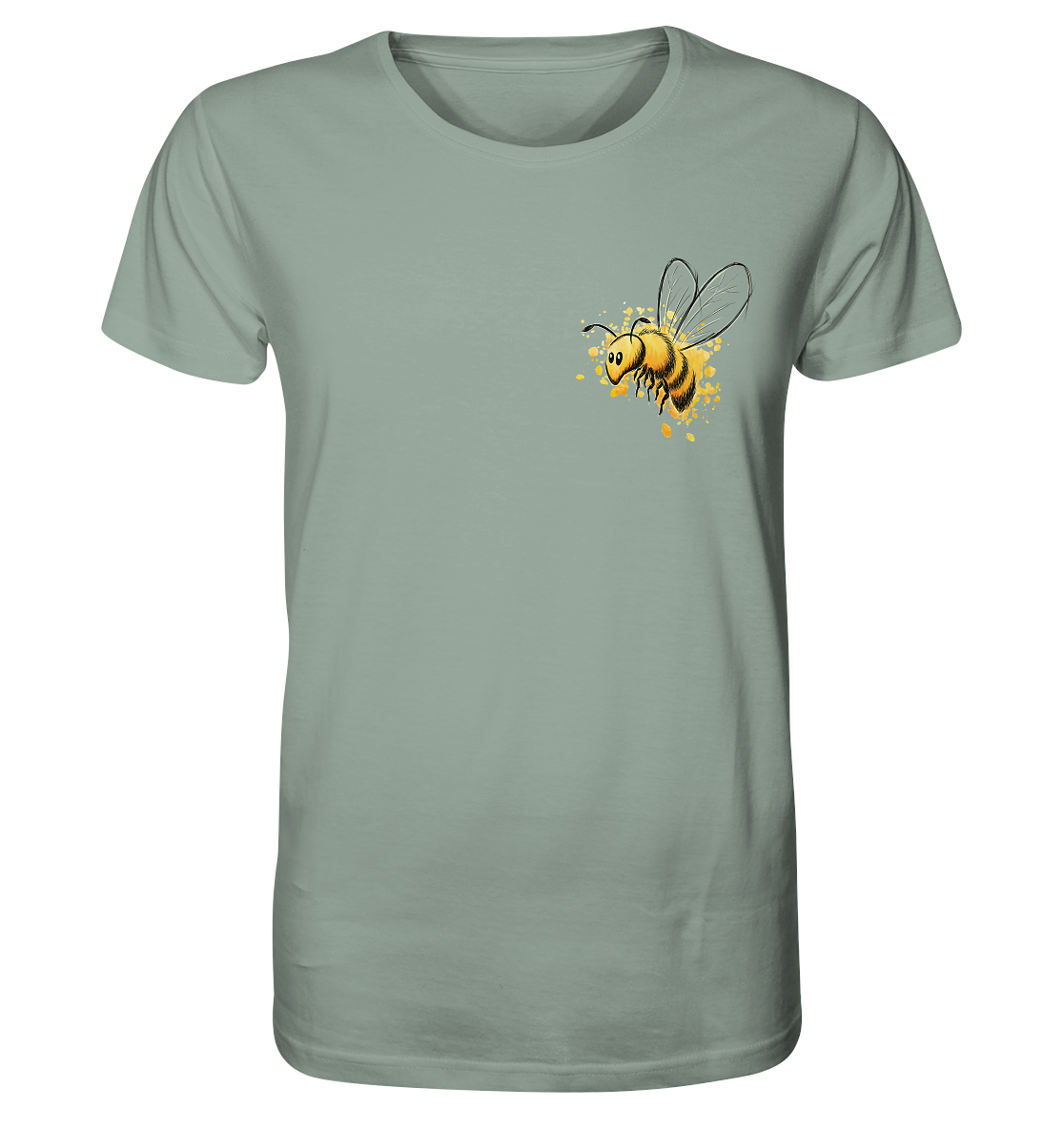 Lässige kleine Honig-Biene - Organic Shirt