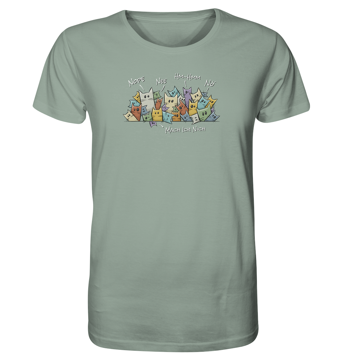 Nope, Nee, Nö Katzen - Organic Shirt