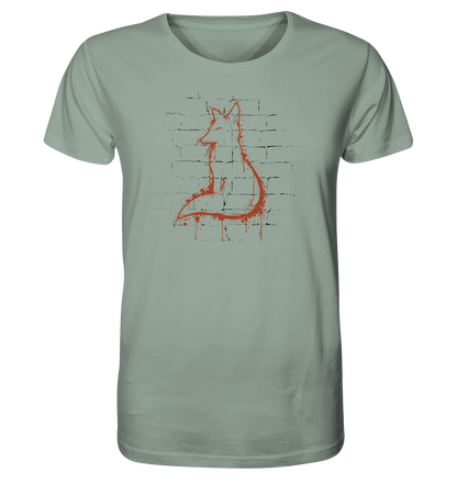 Street Art Fuchs Silhouette - Organic Shirt