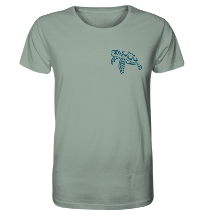 Lässig lustige Wasserschildkröte - Organic Shirt