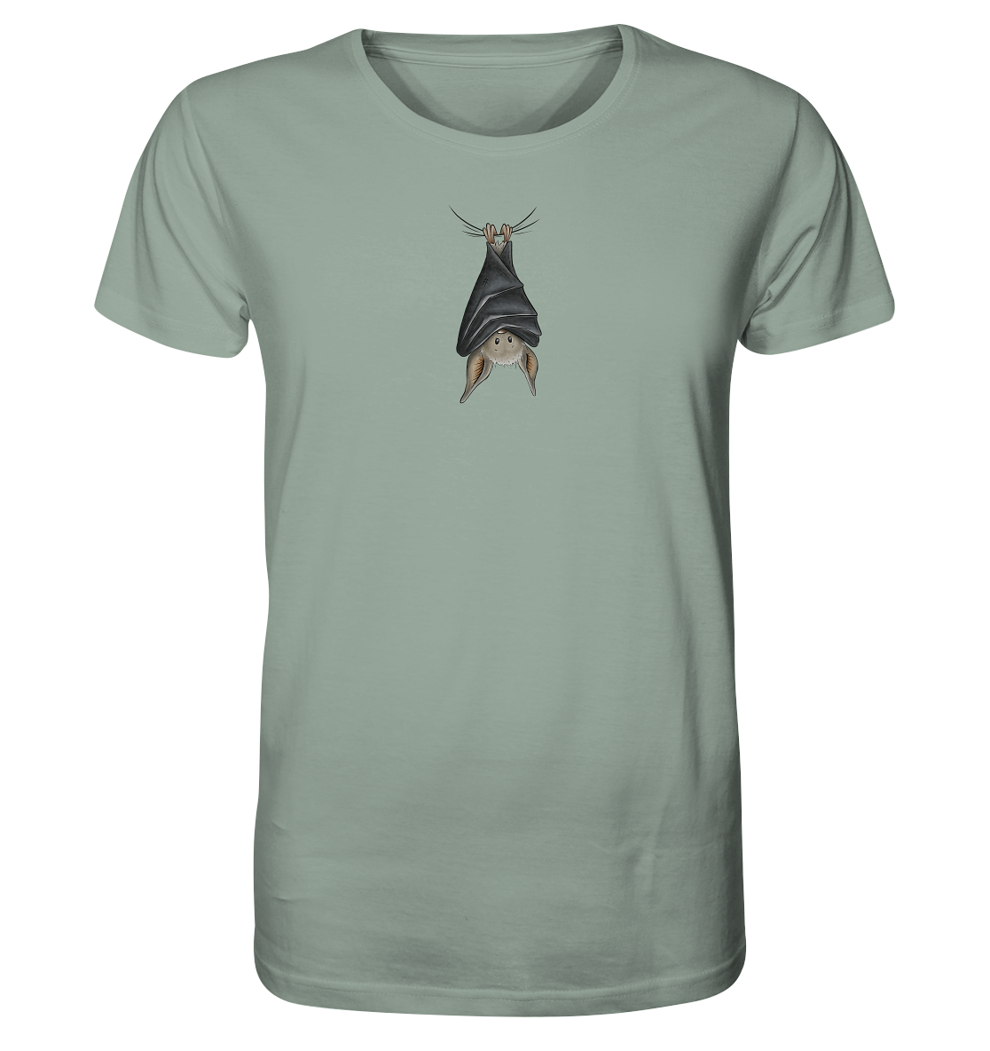 Lustig chillende Fledermaus - Organic Shirt