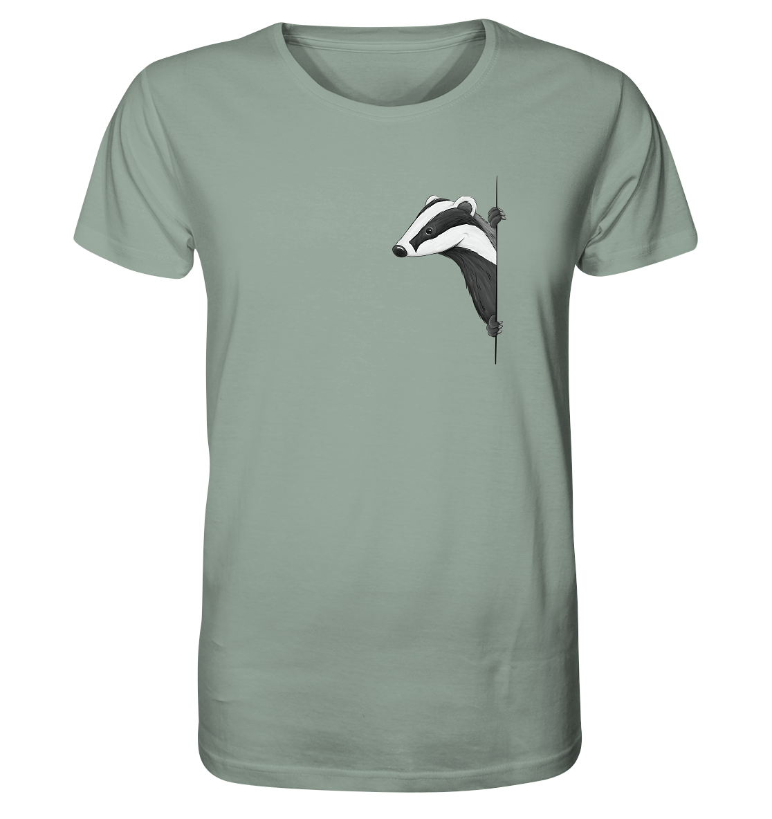 Lässiger Dachs Meister Grimbart - Organic Shirt