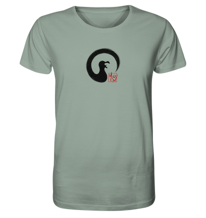 Moin kreischende japanische Enso Möwe - Organic Shirt